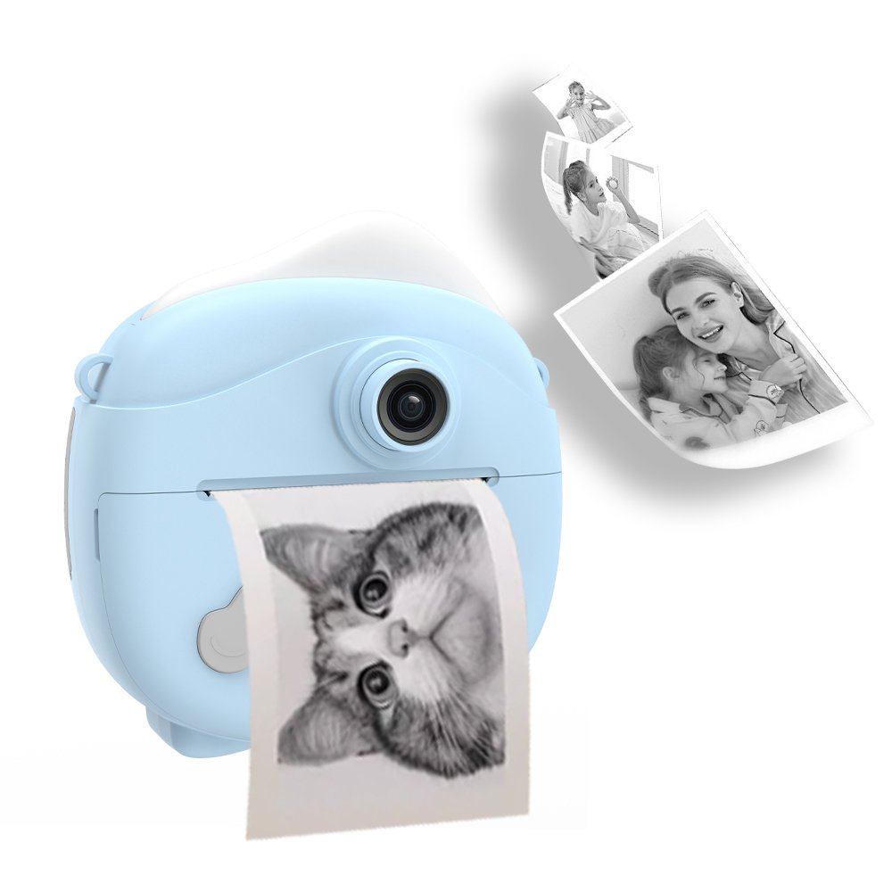 Small Portable Kid Camera 2 Inch 1080P HD Instant Print Digital Camera with 5 Game