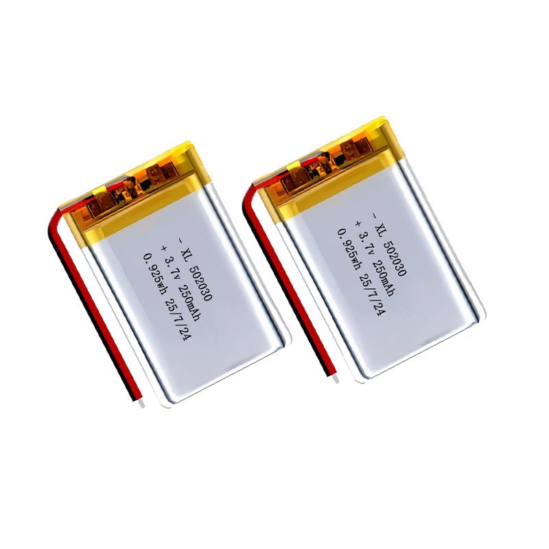 Cheap 502030 lithium polymer battery 3.7v 250mah 500mah 1000mah 2000mah smart watch longevity lithium battery pack