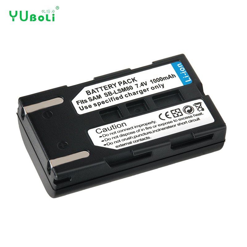 Best Value 1000mAh SB-LSM80 SBLSM80 LSM80 Camcorder Battery For Samsung SC-D VP-D Series Video Battery