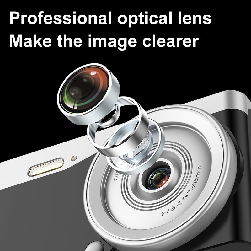 16X Optical Zoom Digital Cam for Photography FHD Vlogging Camera 4K 48MP Photo Camera Travel Cameras