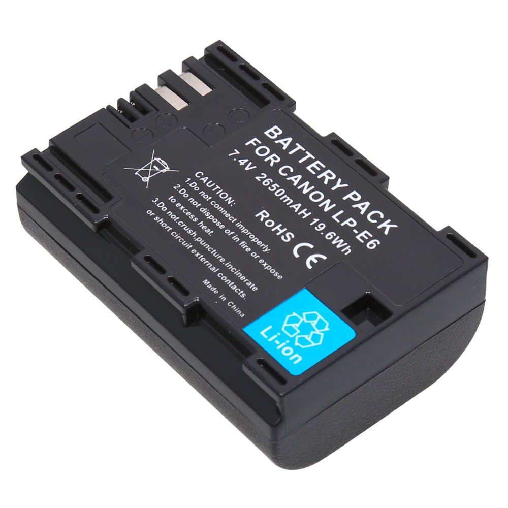 LP - E6 Camera Batteries for Canon Battery E6N LPE6 Cameras