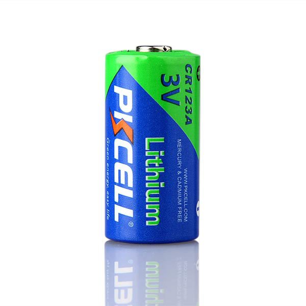 Pkcell lithium battery 3V CR123A for Camera Microphones Flashlight