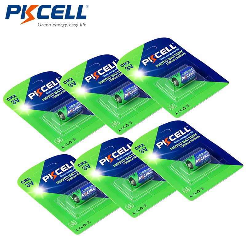 Pkcell lithium battery 3V CR123A for Camera Microphones Flashlight