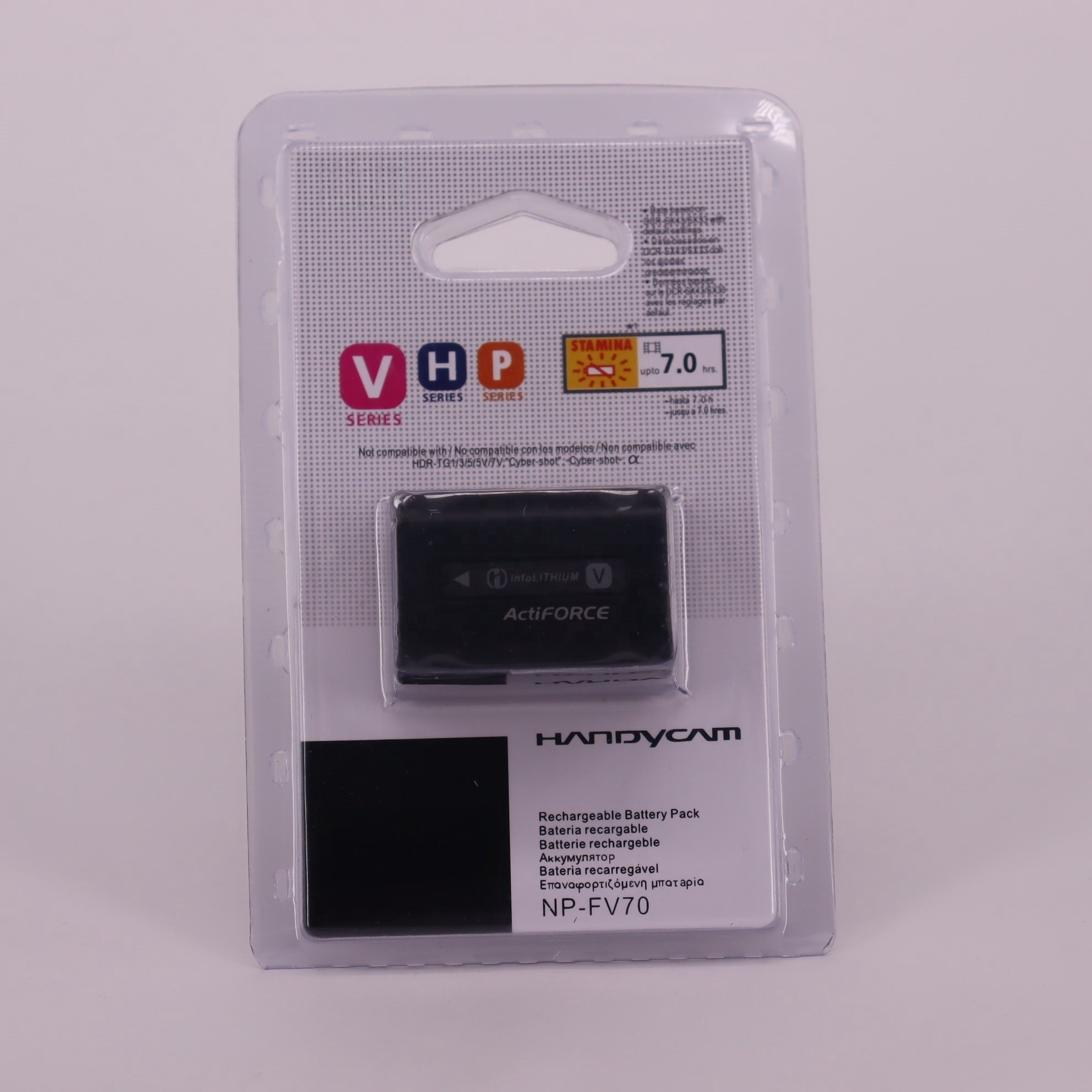 Camera battery NP-FV70 is suitable for a variety of digital cameras HDR-XR550E VG10E DEV-30 and other lithium batteries