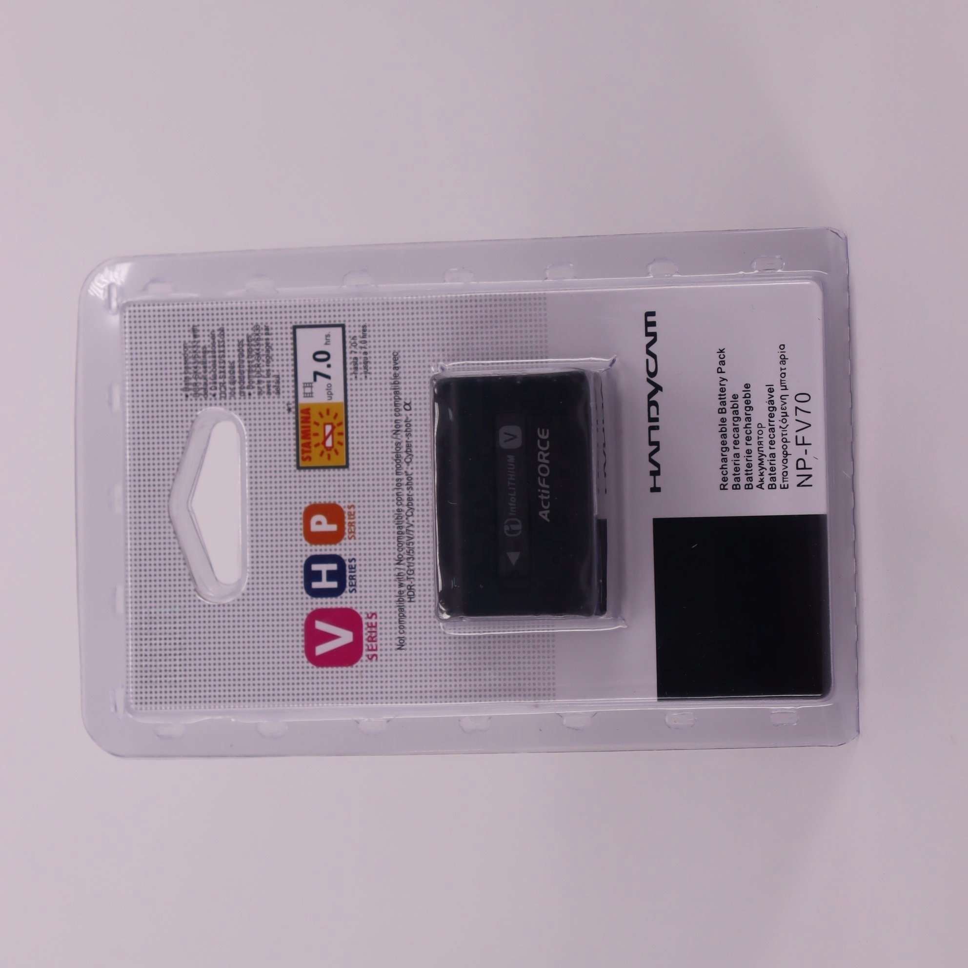 Camera battery NP-FV70 is suitable for a variety of digital cameras HDR-XR550E VG10E DEV-30 and other lithium batteries