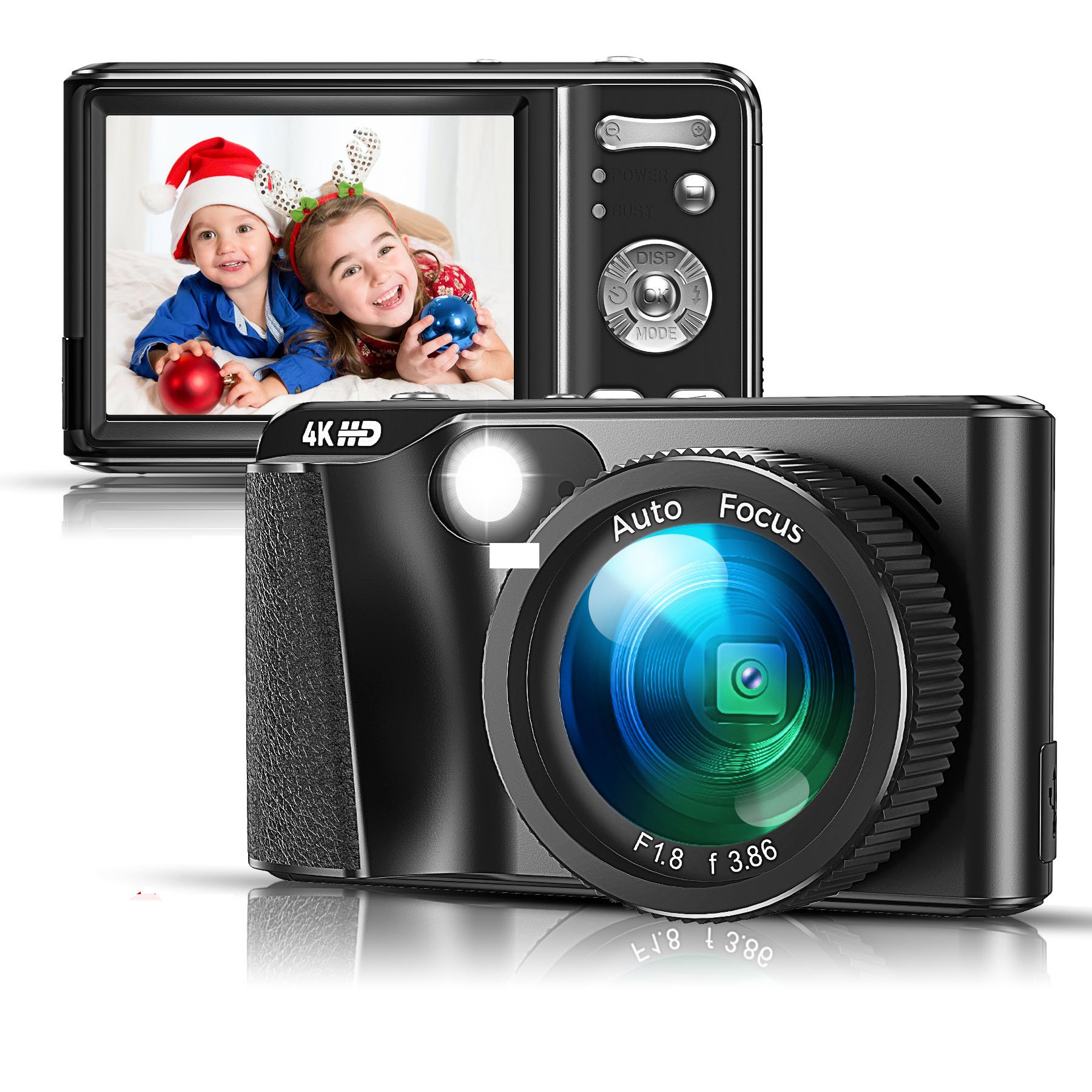 Factory Supply Body Worn Mini Small Shoot Photo Anti Shake Auto Focus Digital Video Camera 4k