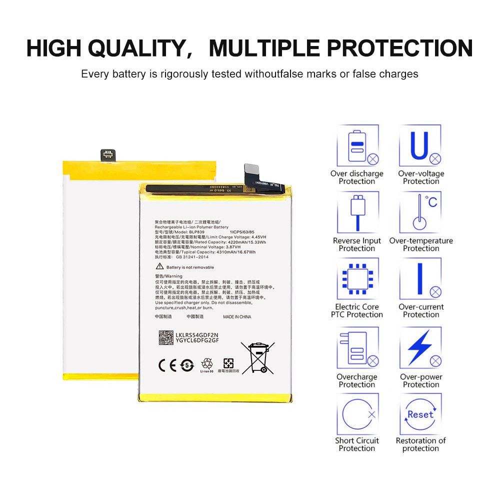 OEM Factory 4310mAh Replacement Digital Batteries For OPPO A95
