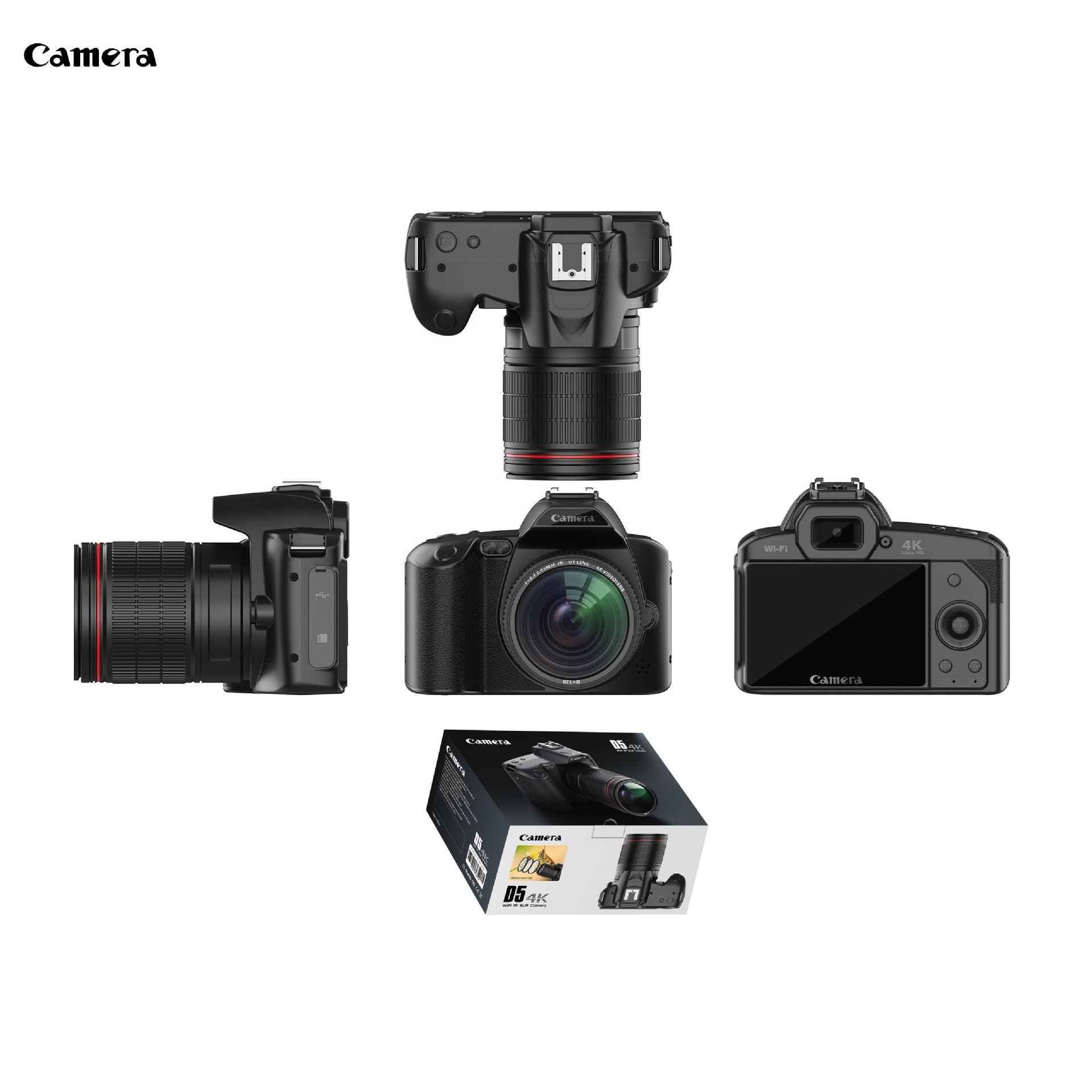 Wholesale 2024 Latest Hot Sale 16X Zoom 64 Megapixel Cameras 4K HD Professional Digital DV Camera Low Price For Kids & Adults