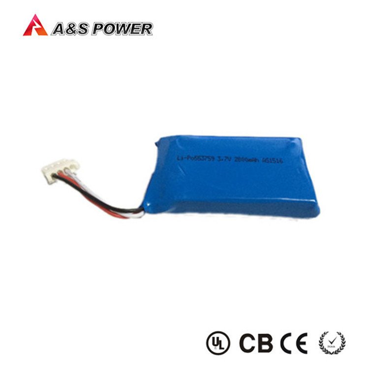 Manufacturer Polymer Lithium Battery 553759 Lipo Battery 3.7V 1300mAh for Medical Device