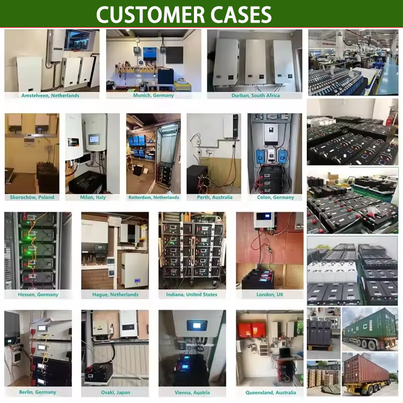100Ah 200Ah 6000Cycle Rechargeable Battery with BMS Lithium ion 5kw 10kw Phosphate LFP Cell Pack 24V 48V Solar LiFePo4 Battery