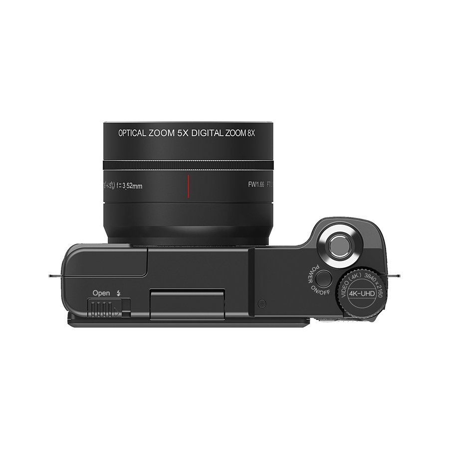 48 Mega Pixels DSLR Camera with 5x Optical Zoom and 3.0'' IPS Color Display Digital Video Camera