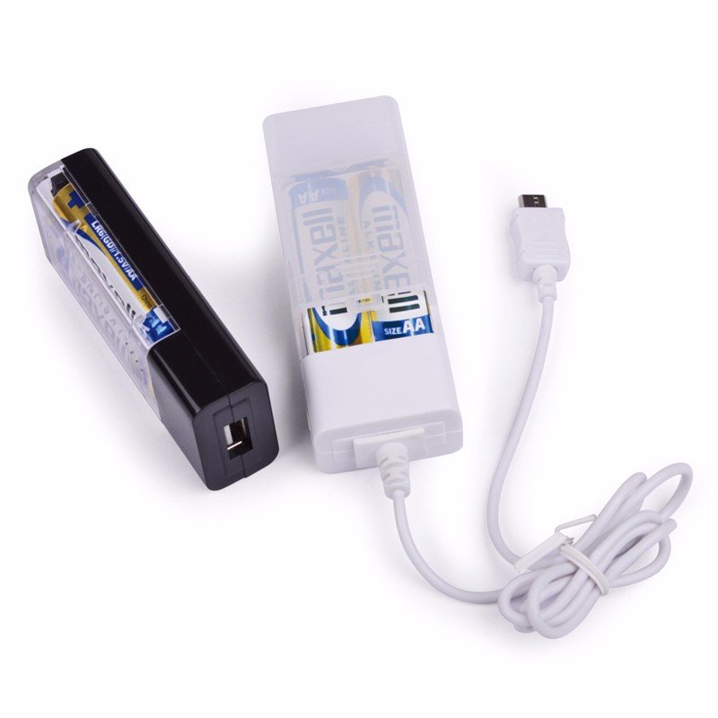 DC102 slim portable battery charger with power bank mobile dry cell emergency charger