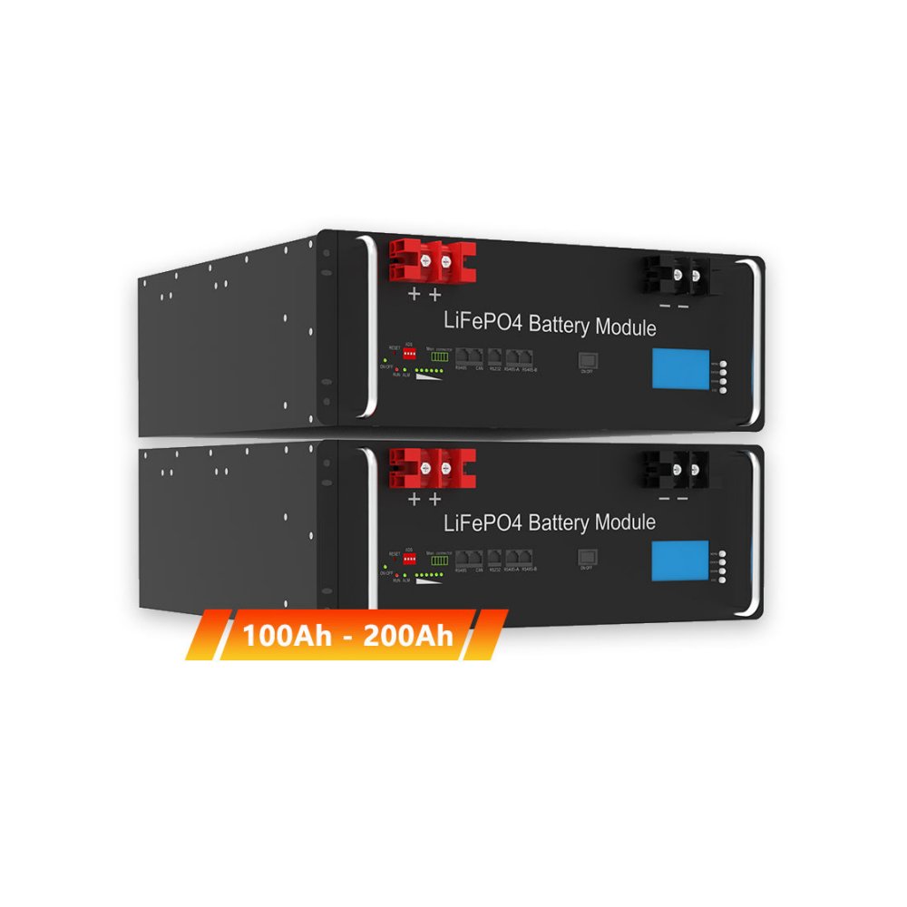 Rechargeable Prismatic Solaire Au Lithium Iron Phosphate Solar 100Ah 48V Lifepo4 Lithium Ion Batteries for Energy Storage