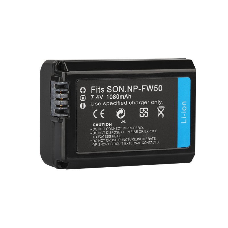 NP-FW50 Battery For Sony Alpha a7 a7rii Alpha 7R a7R Alpha 7S a7S a3000 a5000 a6000 a6300 a6500 1080mAh NPFW50 Camera Battery