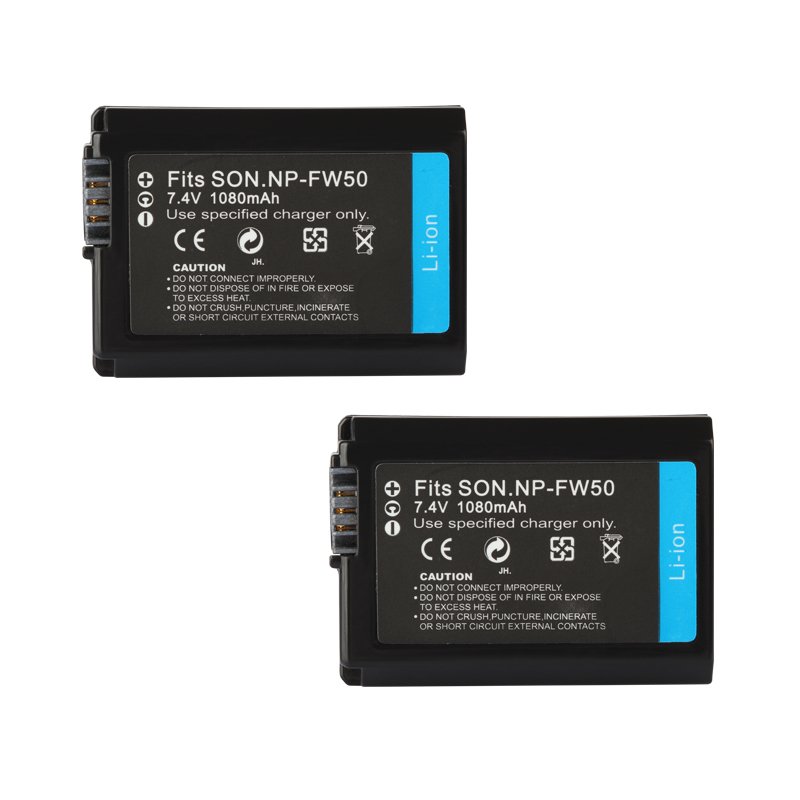 NP-FW50 Battery For Sony Alpha a7 a7rii Alpha 7R a7R Alpha 7S a7S a3000 a5000 a6000 a6300 a6500 1080mAh NPFW50 Camera Battery