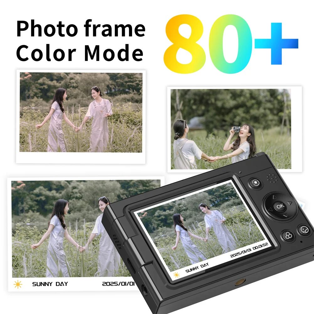 4K Digital Camera WiFi 2.83 Inches IPS Display Screen HD Camera 28x Optical Zoom Portable Vlogging Camera 3600mAh battery