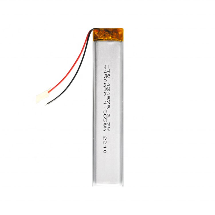 BIS approved 431575 AA battery 3.7V 450mah lipo battery with PCB