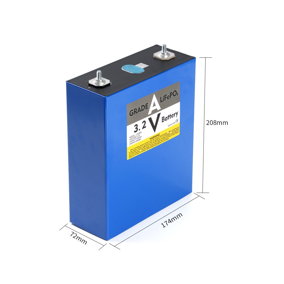 Apexium EU Stock LiFePO4 LF280K 3.2V 280K Batteries 280Ah 105AH Prismatic Cells with 10000 Cycle Life for PV/Home Energy Storage