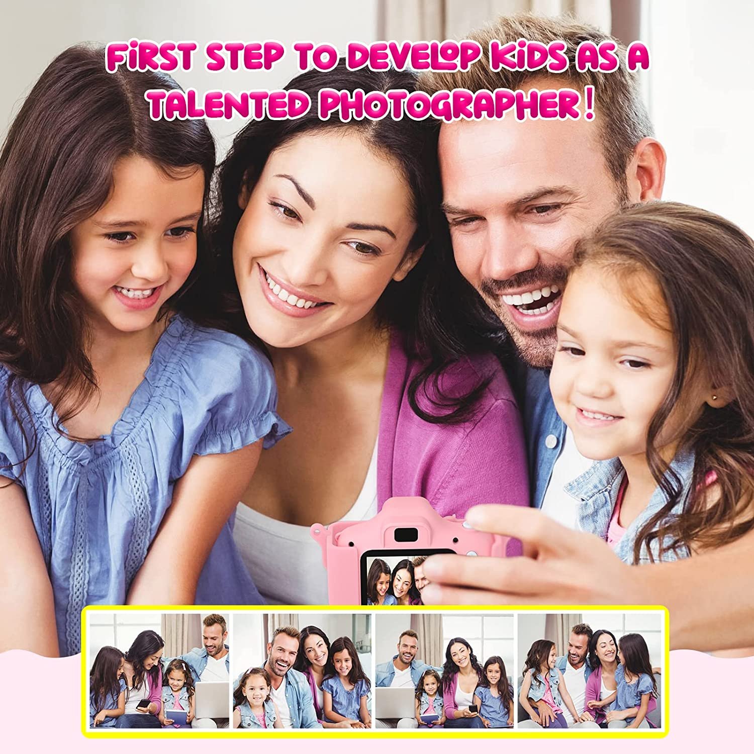 For Age 3 4 5 6 7 8 Year Old Girls Boys Christmas Birthday Gifts baby Toy Upgrade HD Digital Kid Camera
