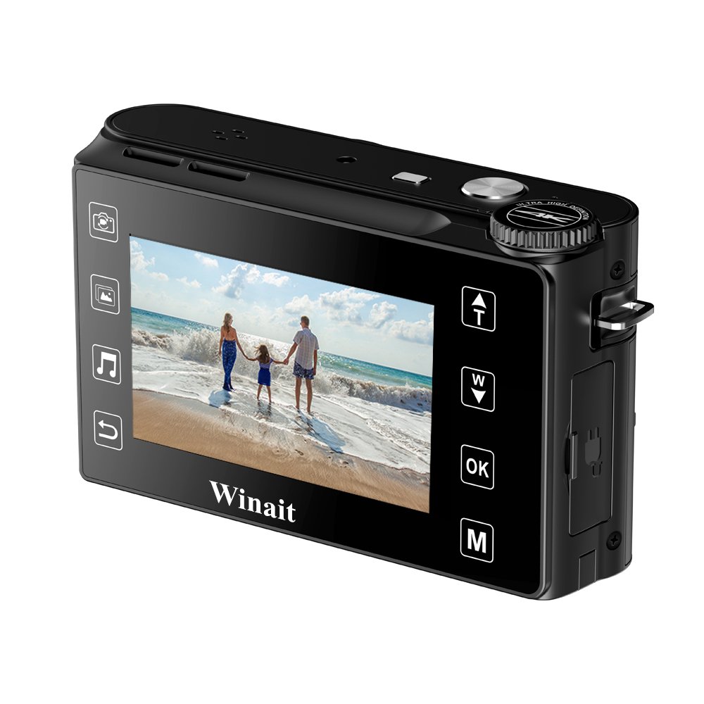 Winait New Design 4K Touch Display Digital Camera 64 Mega Pixels Home Use Digital Still Camera