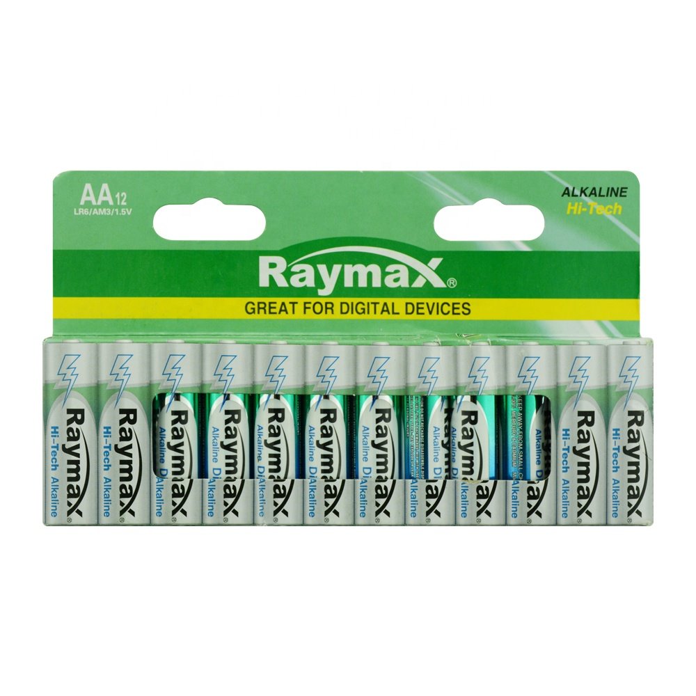 OEM Raymax Private Label 1.5v Battery LR6 2700mAh double A AA battery Digital Alkaline Battery