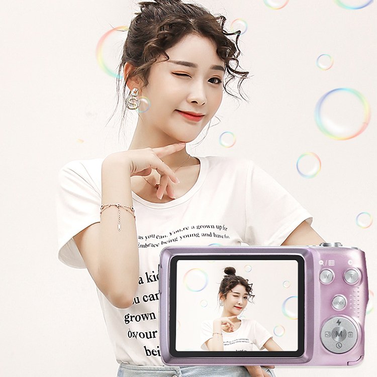 2.7" LCD Screen Digital Compact Camera 48MP Point and Shoot Camera