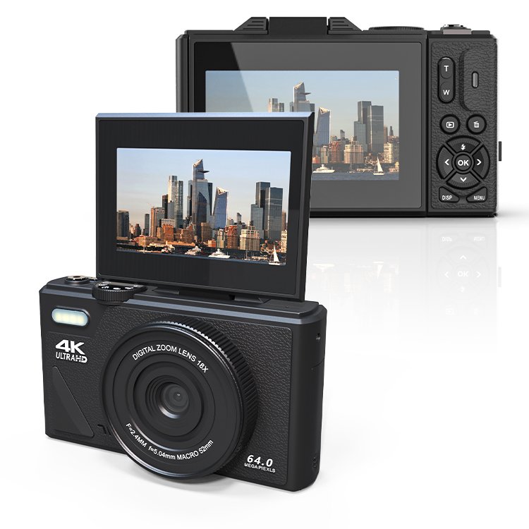 Manufacturer full hd vintage camcorder retro digital 18x zoom photo video camera 4k professional digital camera with flip screen