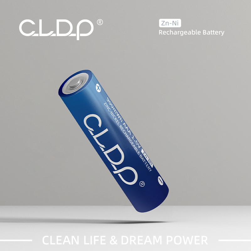 Factory price CLDP 1.6V 900mWh Ni-Zn triple a rechargeable batteries AAA chargeable battery with logo custom