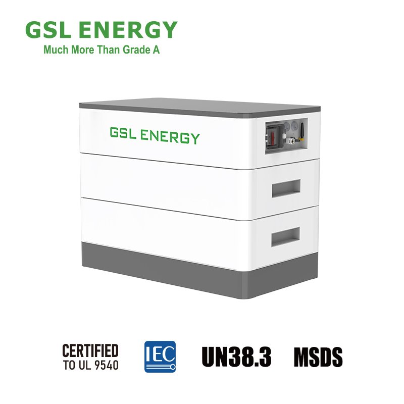 GSL ENERGY 20KWH 30KWH Stackable Home Energy Storage High Voltage Battery Lithium Ion Module 614.4V High Voltage Lifepo4 Battery
