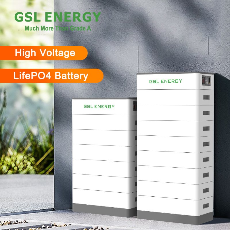 GSL ENERGY 20KWH 30KWH Stackable Home Energy Storage High Voltage Battery Lithium Ion Module 614.4V High Voltage Lifepo4 Battery