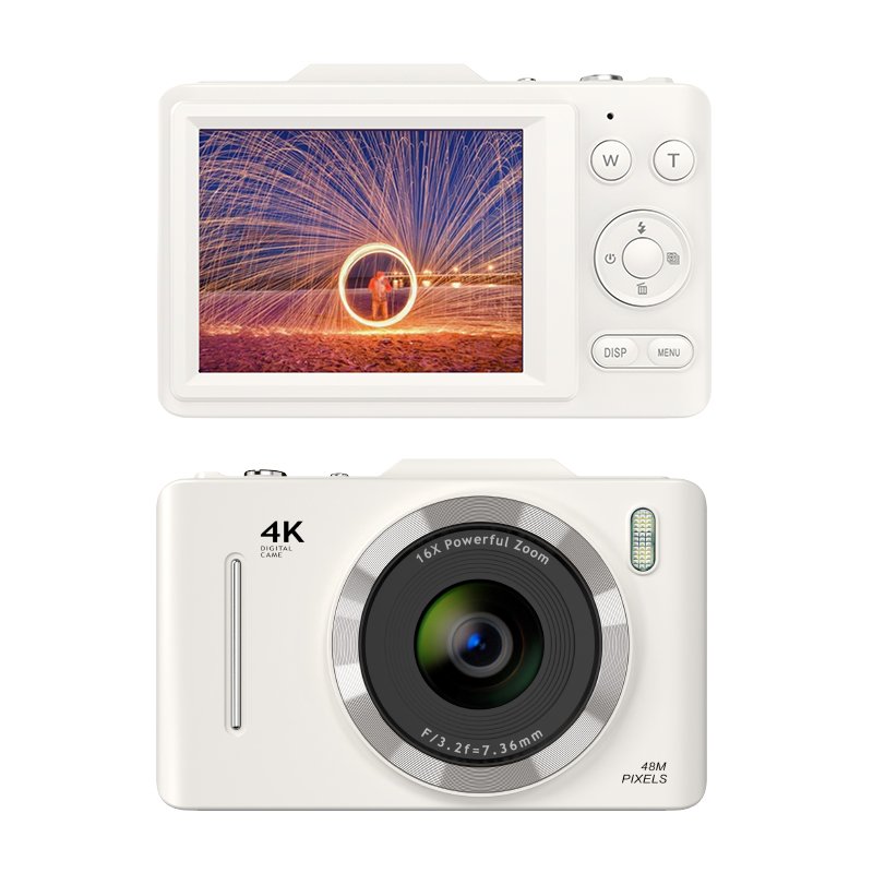 Professional Children Digital Camera SLR 2.4 Inch IPS Screen 4K Camcorder Auto Focus 16X Portable Photographer