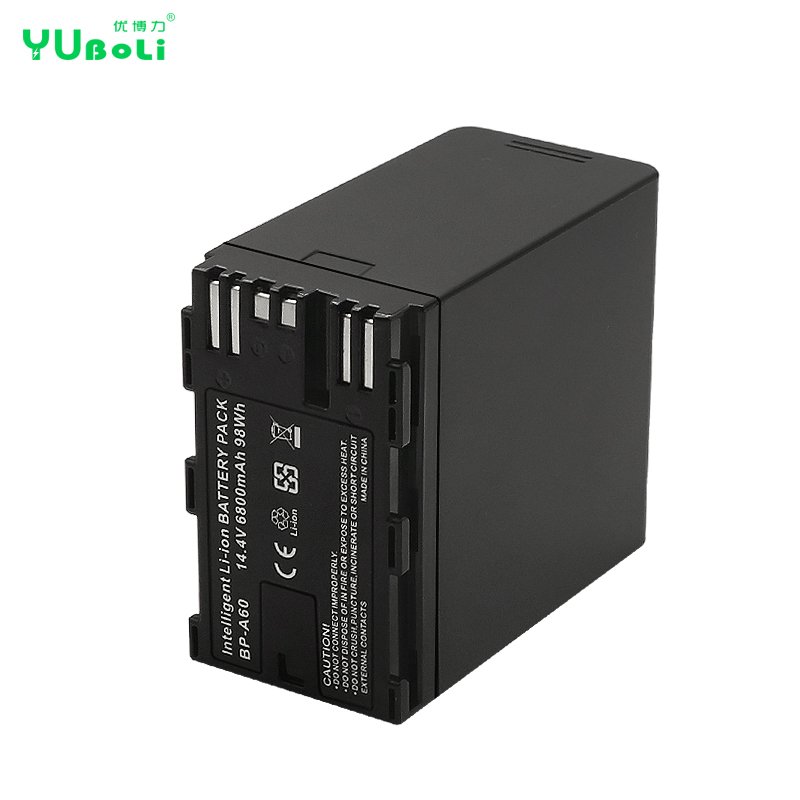6800mAh Long Lasting Video Battery BP-A60 For Canon EOS C70 C200 C300 C500 XF605 XF705 Camcorder Battery