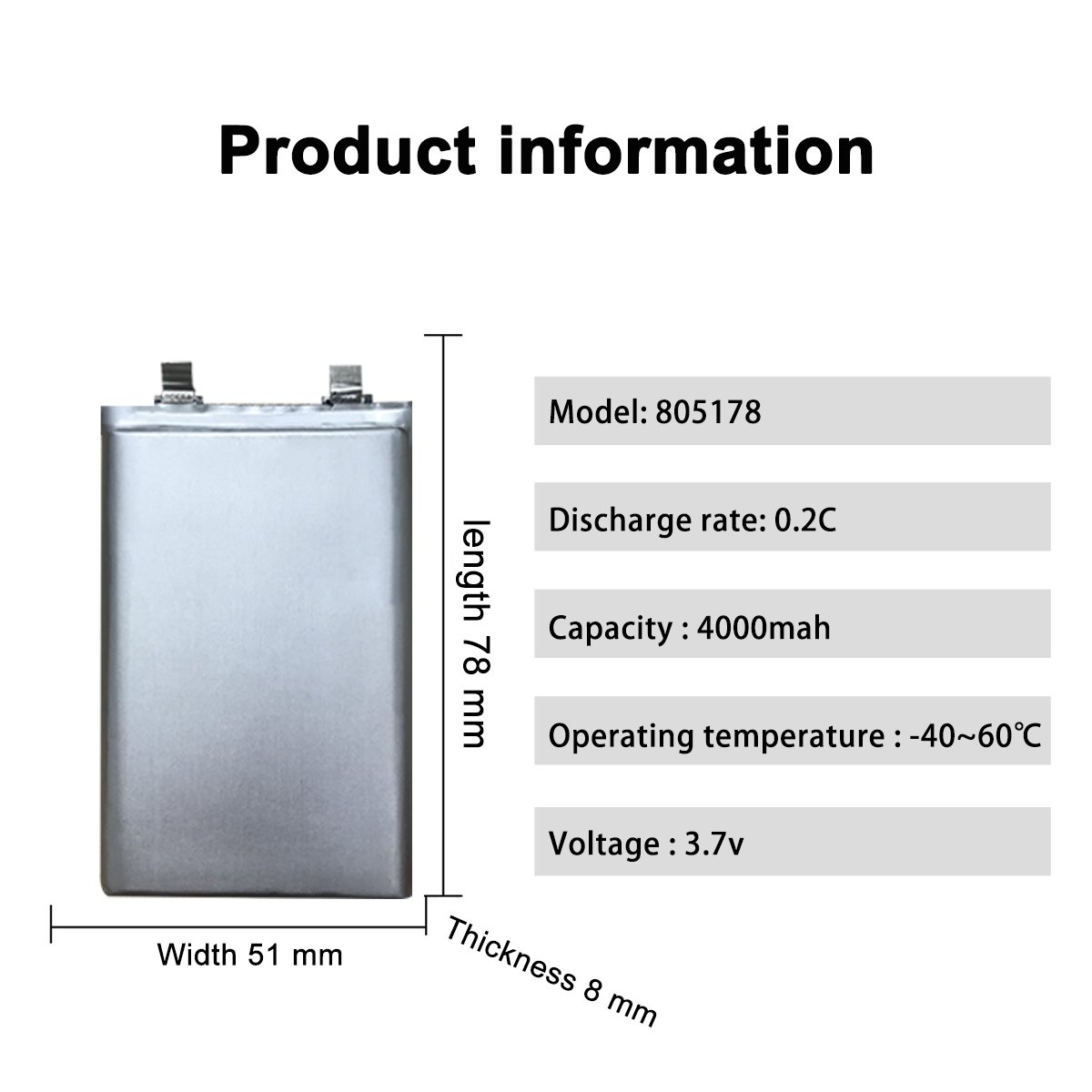Manufacturing direct Hot Selling Drone battery 3.7v polymer battery 4000mah rechargeable Lipo battery for digital electronics