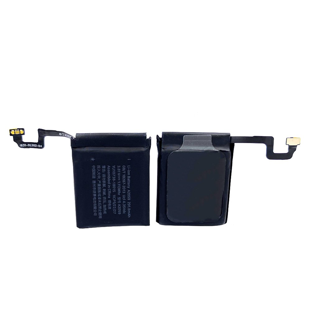 291.8mAh Rechargeable Batteries A2059 For Apple Watch Series 4 S4 44mm Cell Phone Parts Lithium Battery