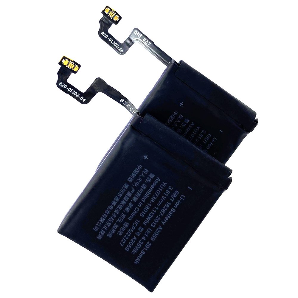 291.8mAh Rechargeable Batteries A2059 For Apple Watch Series 4 S4 44mm Cell Phone Parts Lithium Battery