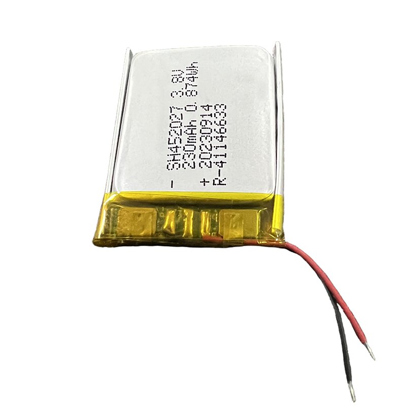 Factory Price Customized 200mAh 452027 3.7V Lithium Ion Lipo Cell Polymer Rechargeable Battery Pack For Digital Devices