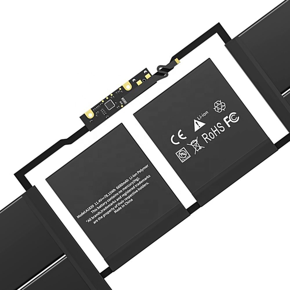 11.4V 76WH A1820 laptop battery for MacBook Retina A1707 15'' 2016 -2017 year digital battery