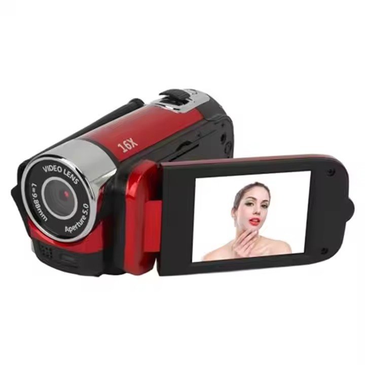 HD Screen Hot 1080p Dv90 Rechargeable Lithium Battery Portable Digital Video Camera