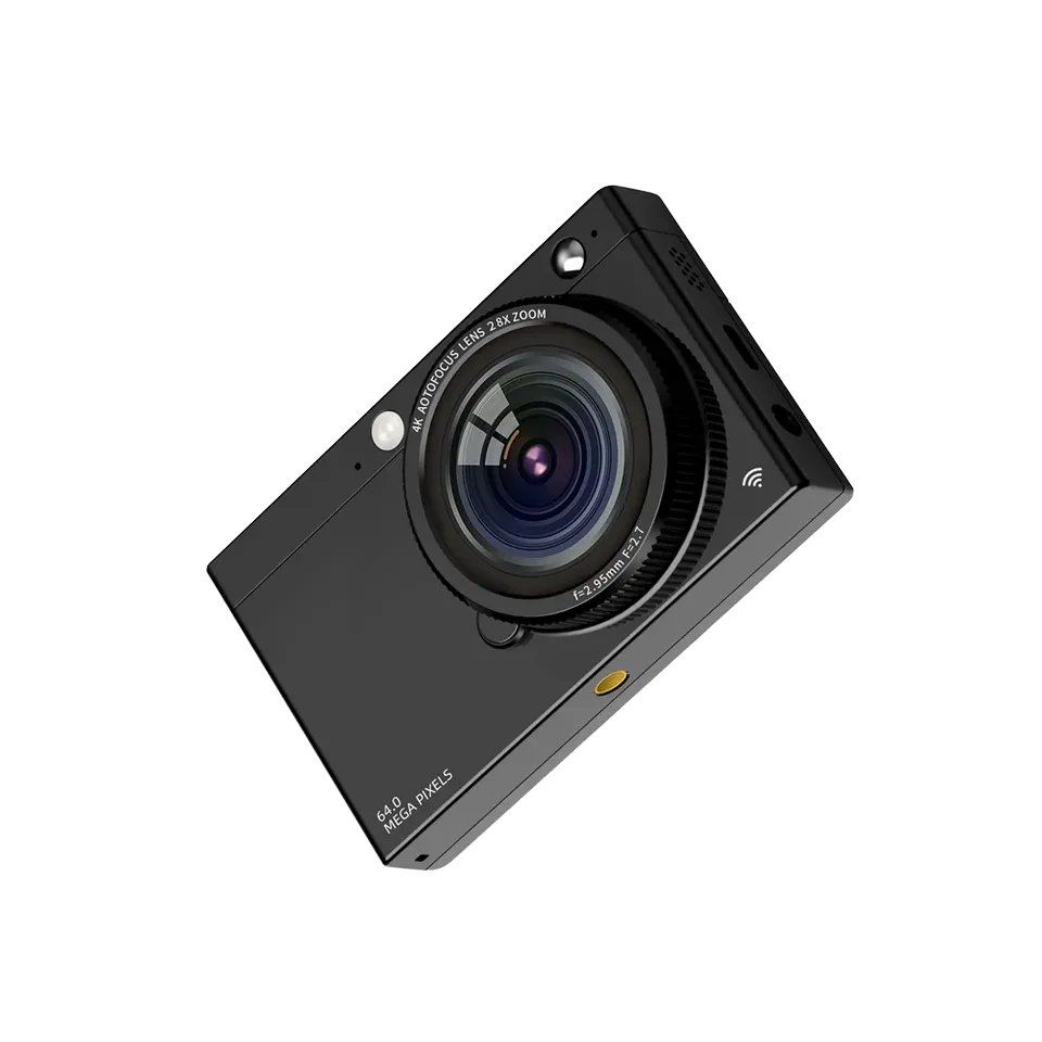 D7 4K WiFi Digital Video Camera Professional 2.83 Inch IPS Display Screen Zoom Lens Camera with CMOS Sensor SD Card