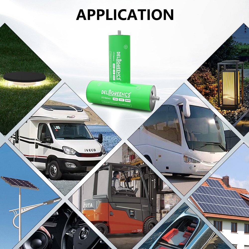 New Lto 24Ah 40Ah Nano Lithium Titanate Battery For Solar