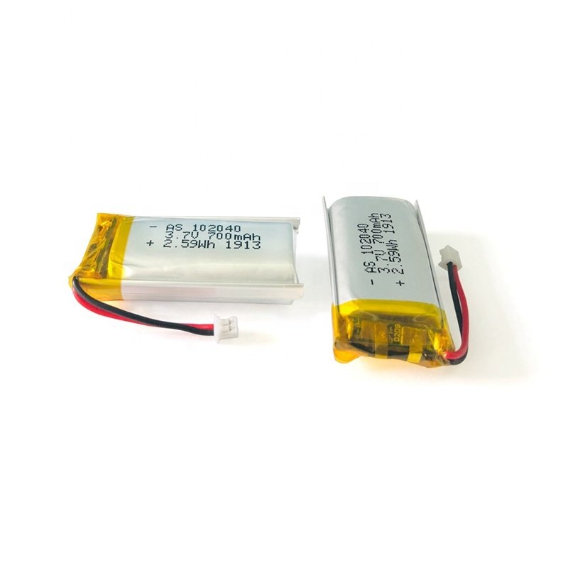 UL1642,CE,UN38.3 Certificated 102040 3.7V 700mAh Lipo batteries Lithium Polymer Battery For IOT Device