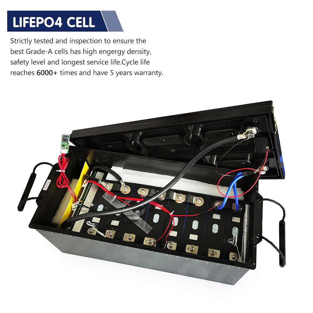 Poland EU Stock Energy Storage Battery 12v Lifepo4 Battery 200ah 24v 48v 100ah 200ah 300ah Gel Lithium Ion Batteries With Bms