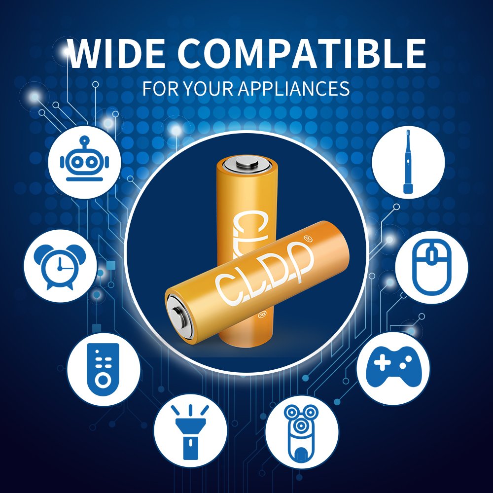 CLDP brands baterry AAA batteries pilhas recarregveis pilas recargable AA rechargeable 1.5v battery for digital camera
