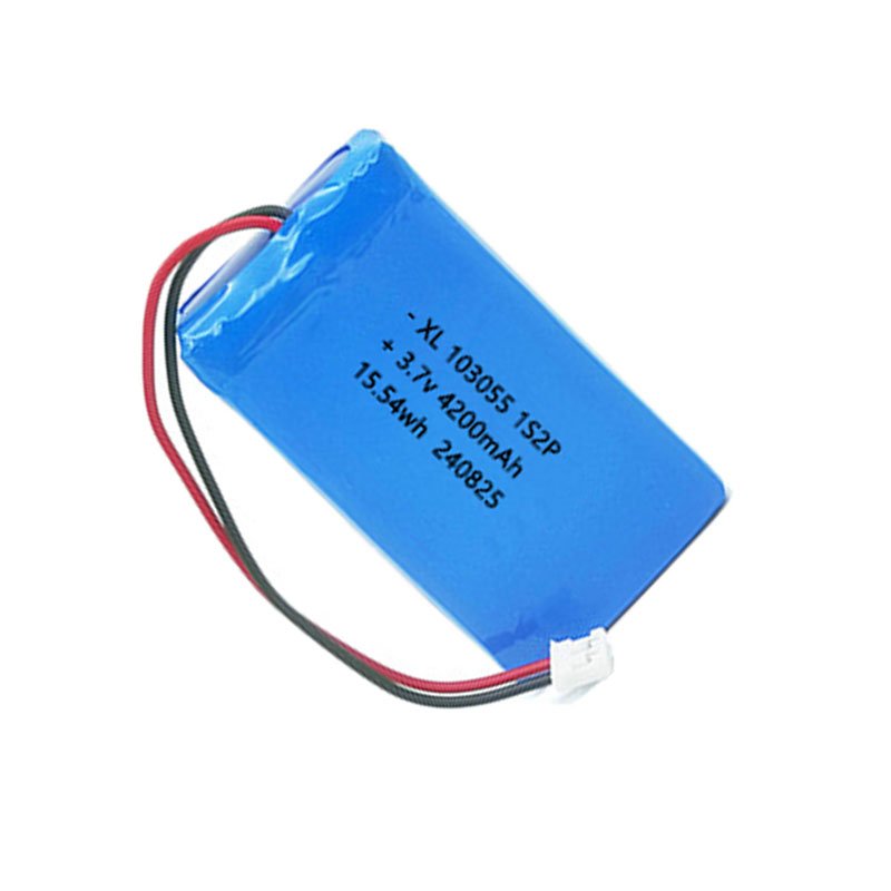 103055 Rechargeable Polymer Lithium Battery 3.7v 2100mah 1S2P 4200mah lipo batteries Smart Fan GPS Battery pack