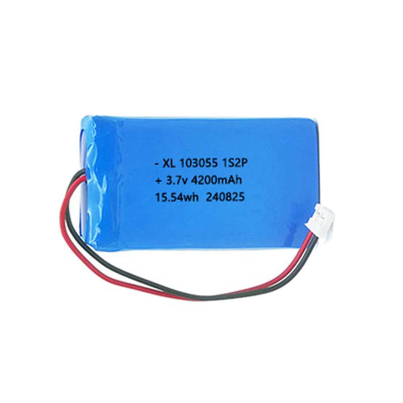 103055 Rechargeable Polymer Lithium Battery 3.7v 2100mah 1S2P 4200mah lipo batteries Smart Fan GPS Battery pack