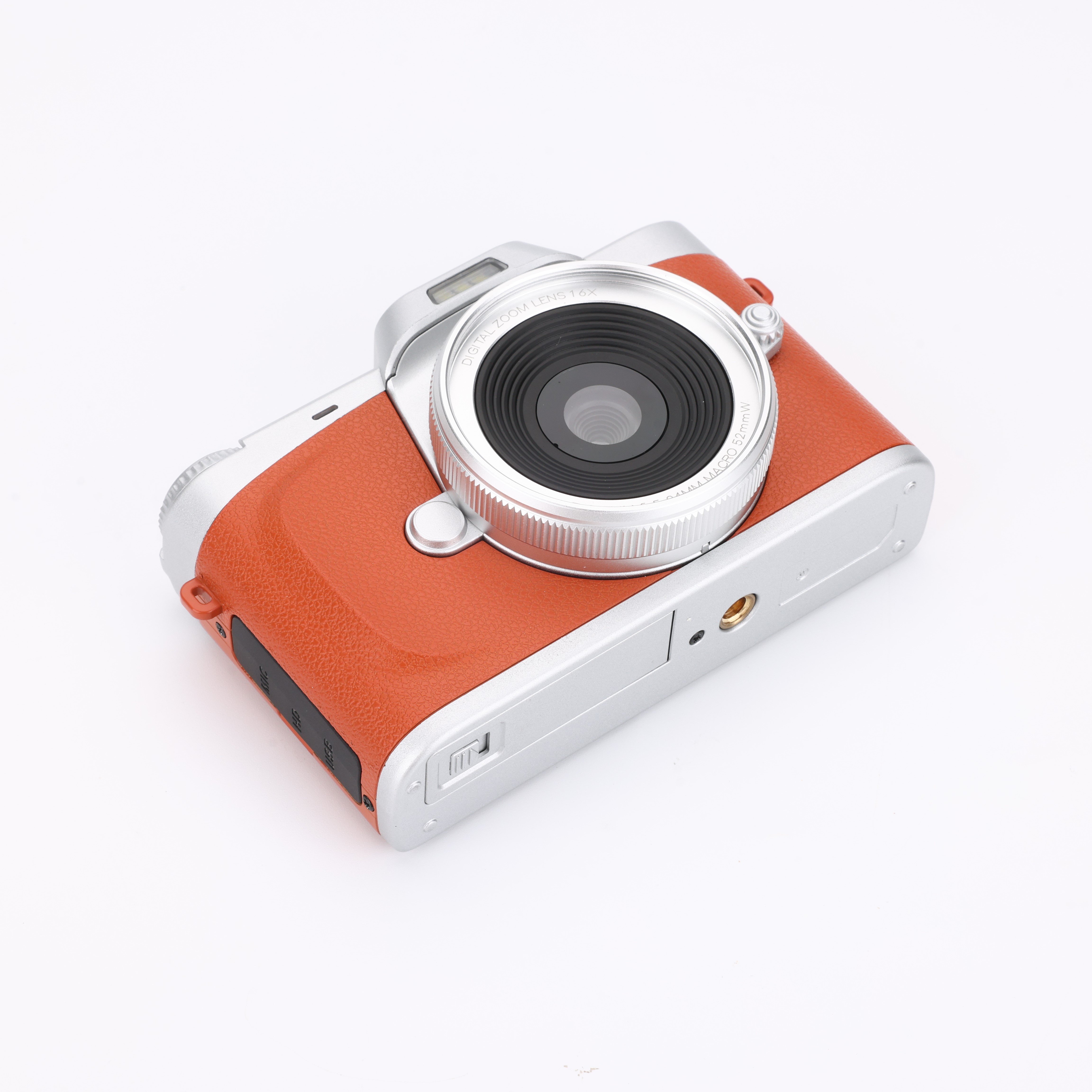 3.0inch 4K Digital Camera Rotate Screen Filter and Marco function Support External Microphone and 52mm Lens Including 64G
