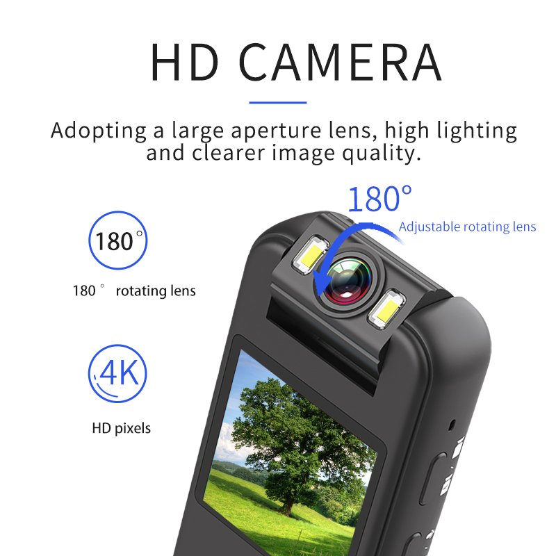 New Product 4K Sport Action Cam WiFi View Bike Bicycle Motorcycle Simple Setting Rotatable Body Camera CS09