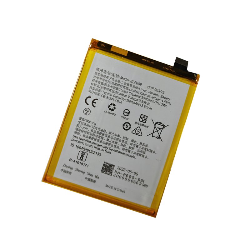 OEM Replacement Phone battery BLP89 for Oppo K1 3.85V 3500mAh lithium-ion cell phone battery