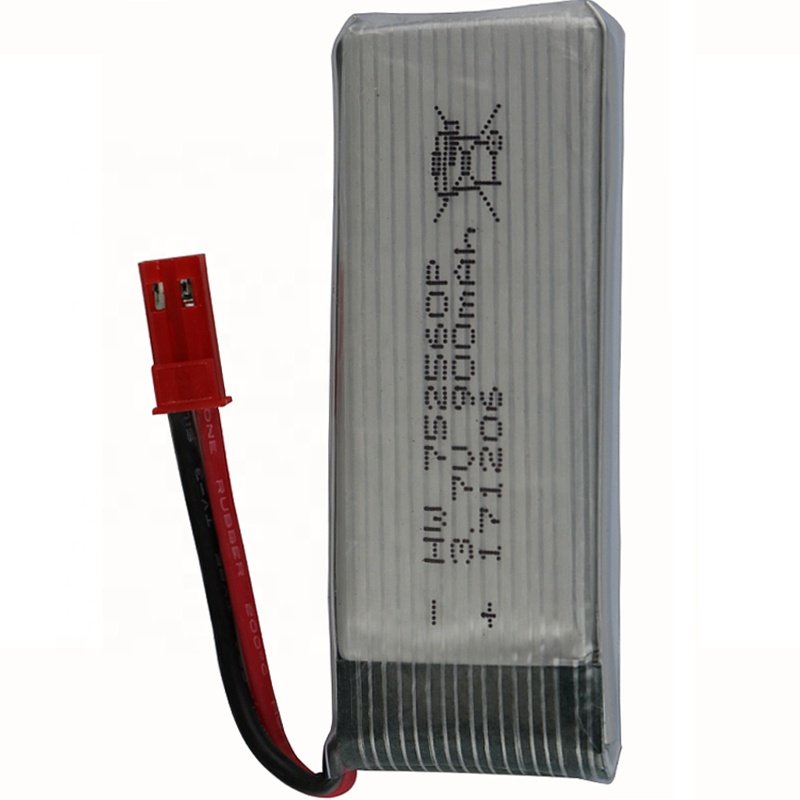 Lithium Battery 752560 3.7V 900mAh with JST Plug High Power for RC Aircraft 8807 8807W Bmax Made Li Po Battery