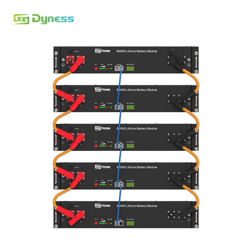 Dyness B4850 48v 51.2v 50ah 100ah 200ah smart bms lifepo4 battery pack 5kw 10kw lithium battery for home solar system